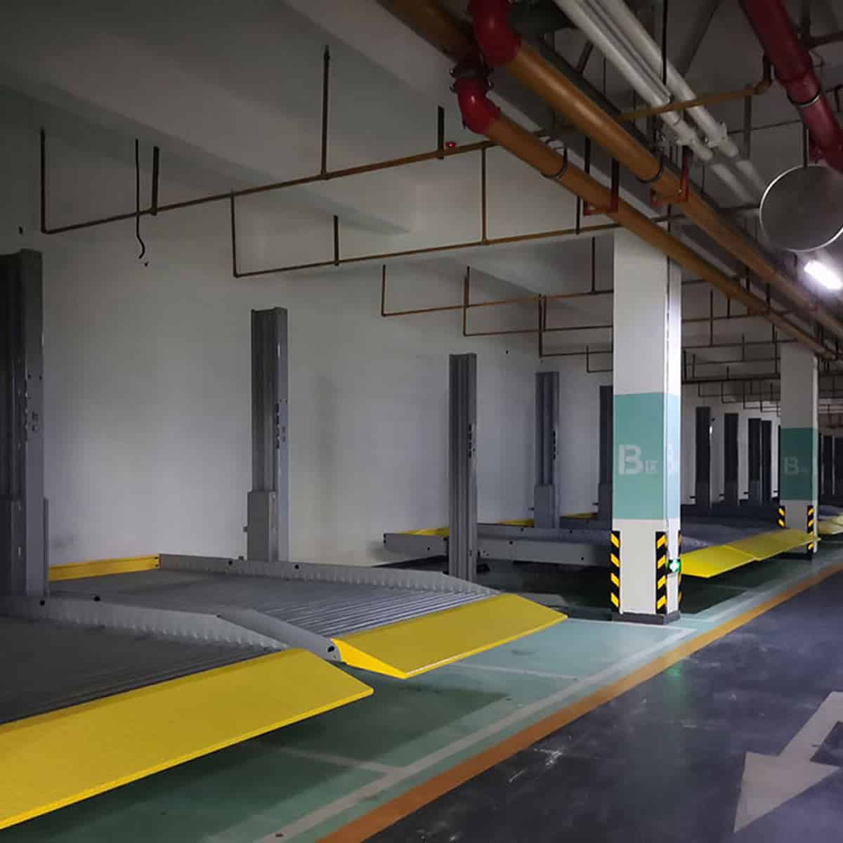 雙層機械式停車位過驗收